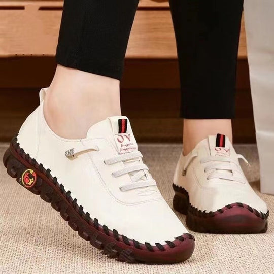 Damen Bequeme und stilvolle Freizeit-Schuhe mit elastischem Schnürsystem EB
