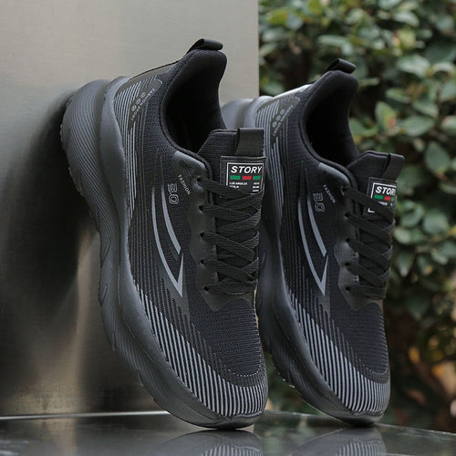 Damen Lauf-Sneaker mit atmungsaktiver Oberflächenstruktur und dämpfender Sohle EB