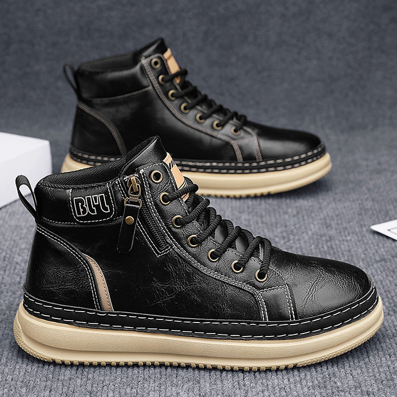 Herren Robuste Schnürboots mit isolierter Fütterung und rutschfester Sohle EB