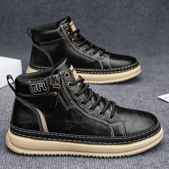Herren Robuste Schnürboots mit isolierter Fütterung und rutschfester Sohle EB