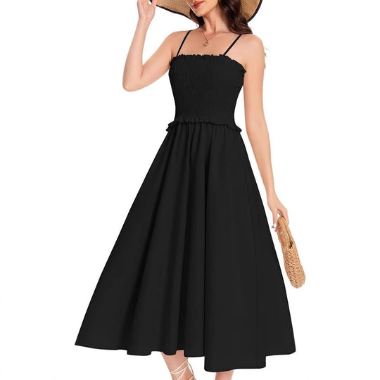 Damen Maxikleid mit schmeichelhaftem Taillendesign EB
