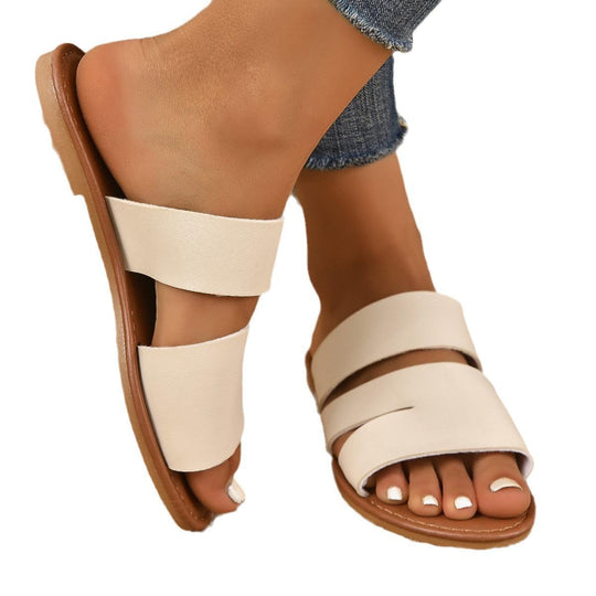 Damen Komfortable Riemchen-Sandalen mit modischem Schnitt EB