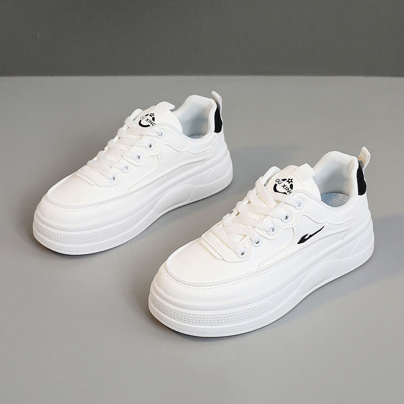 Damen Sneakers mit trendigem Plateausohlen-Design und atmungsaktiven Materialien EB