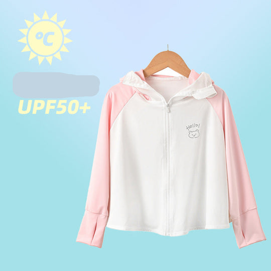 Damen Leichte Sportjacke mit Kapuze und verspieltem Tierdesign EB