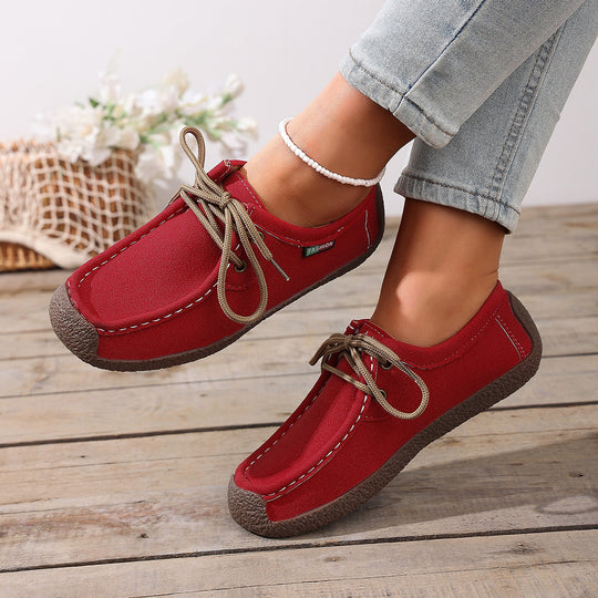Damen Freizeit-Schuhe im lässigen Slipper-Stil mit bequemer Sohle EB