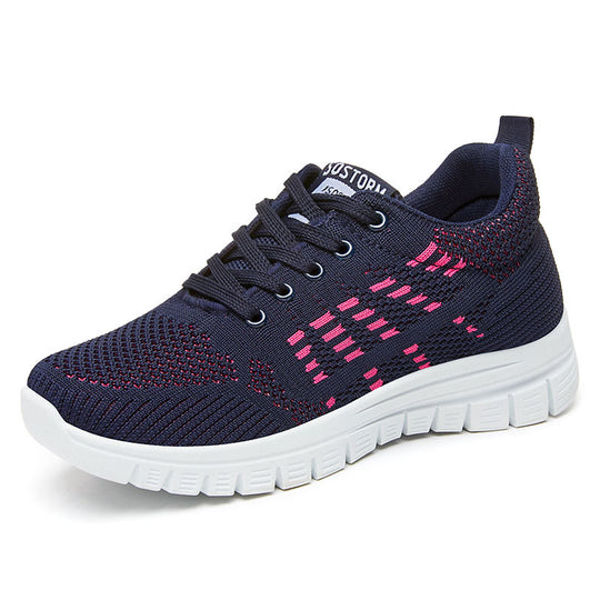 Damen Sportliche und atmungsaktive Sneakers mit elastischem Obermaterial EB