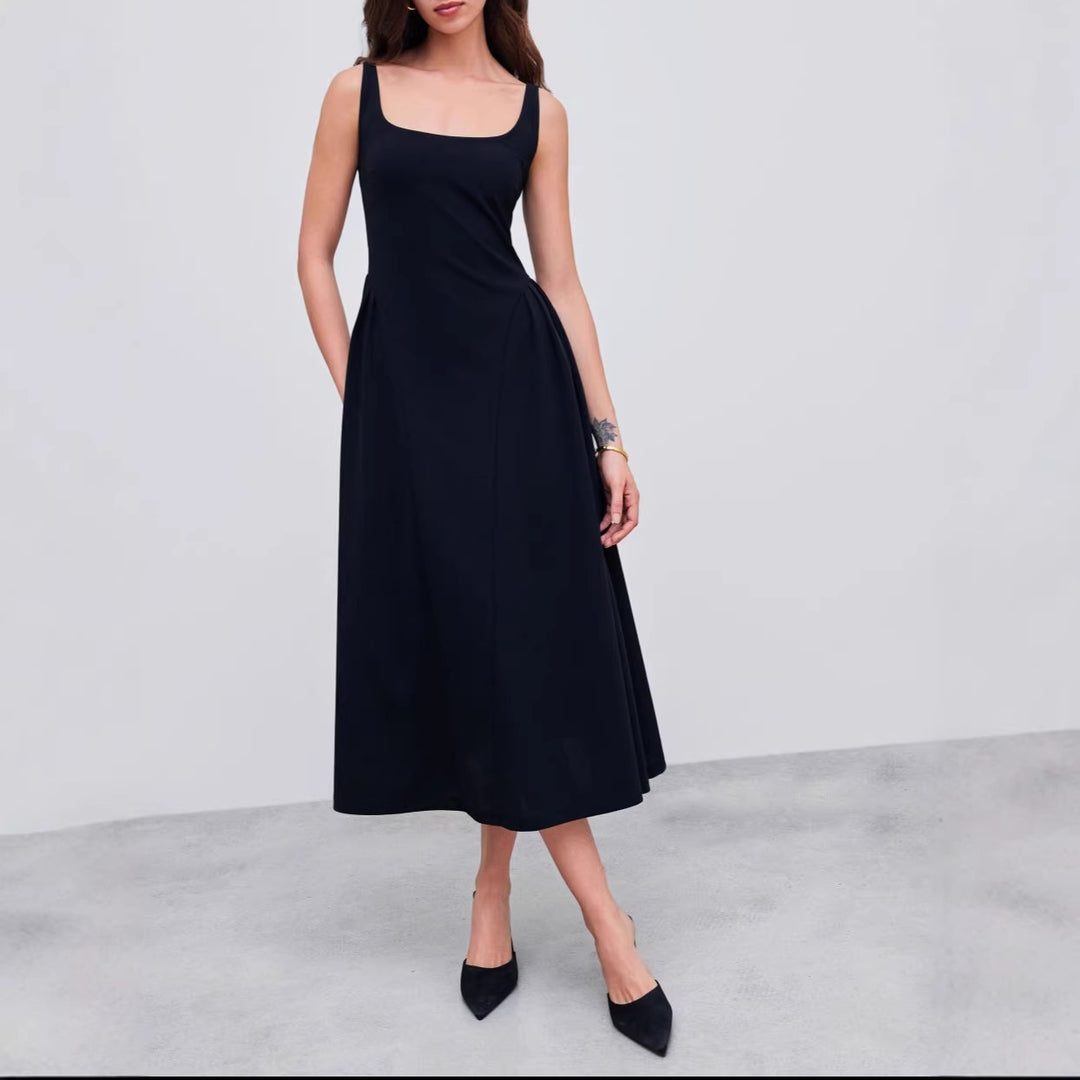 Damen Maxikleid mit schulterfreiem Design und figurfreundlichem Schnitt EB