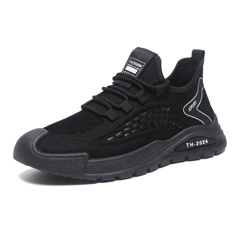 Damen Atmungsaktive Sport-Sneaker mit flexiblem Mesh-Obermaterial und rutschfester Sohle EB