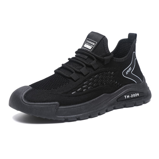 Damen Atmungsaktive Sport-Sneaker mit flexiblem Mesh-Obermaterial und rutschfester Sohle EB