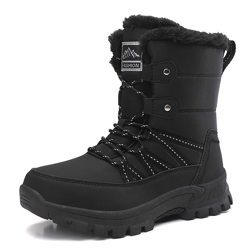 Damen Gefütterte Winterstiefel mit rutschfester Sohle und isolierender Polsterung EB