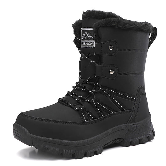 Damen Gefütterte Winterstiefel mit rutschfester Sohle und isolierender Polsterung EB