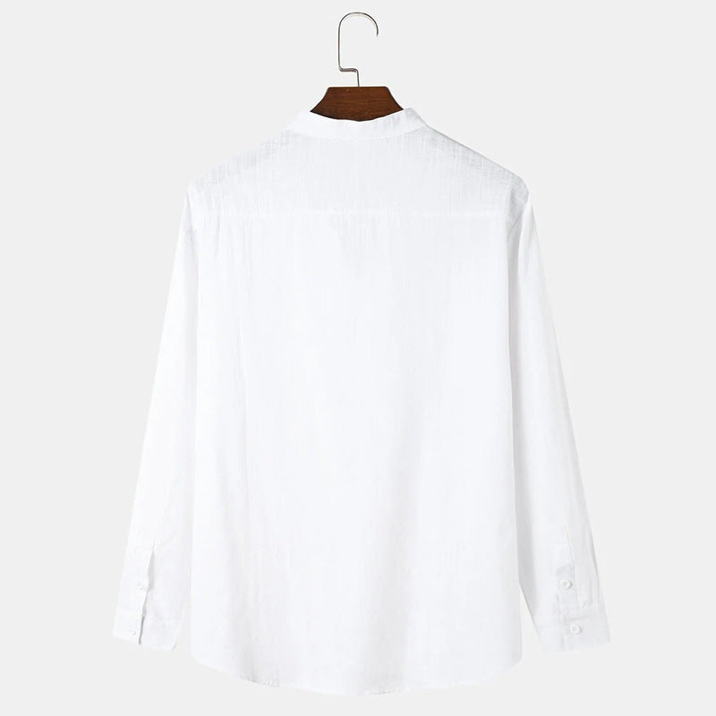 Damen lässige Leinenbluse EB