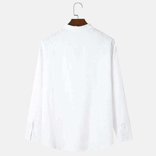 Damen lässige Leinenbluse EB