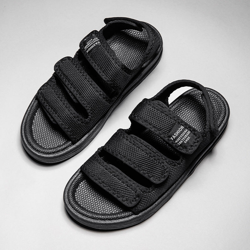 Damen sportliche und atmungsaktive Freizeitsandalen mit verstellbaren Riemen EB