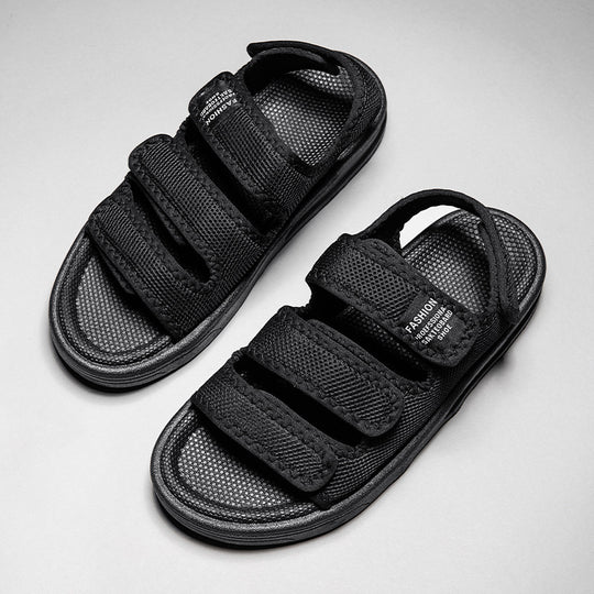 Damen sportliche und atmungsaktive Freizeitsandalen mit verstellbaren Riemen EB