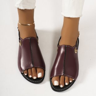 Damen offene Zehenschuhe mit modischem Design EB