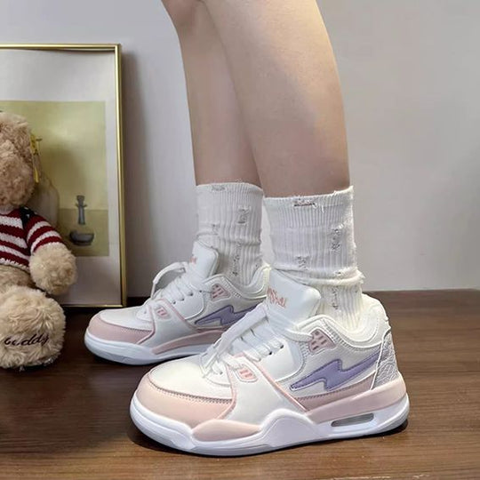 Damen Sportliche Freizeitsneaker mit luftiger Netzstruktur und hochdämpfender Innensohle EB