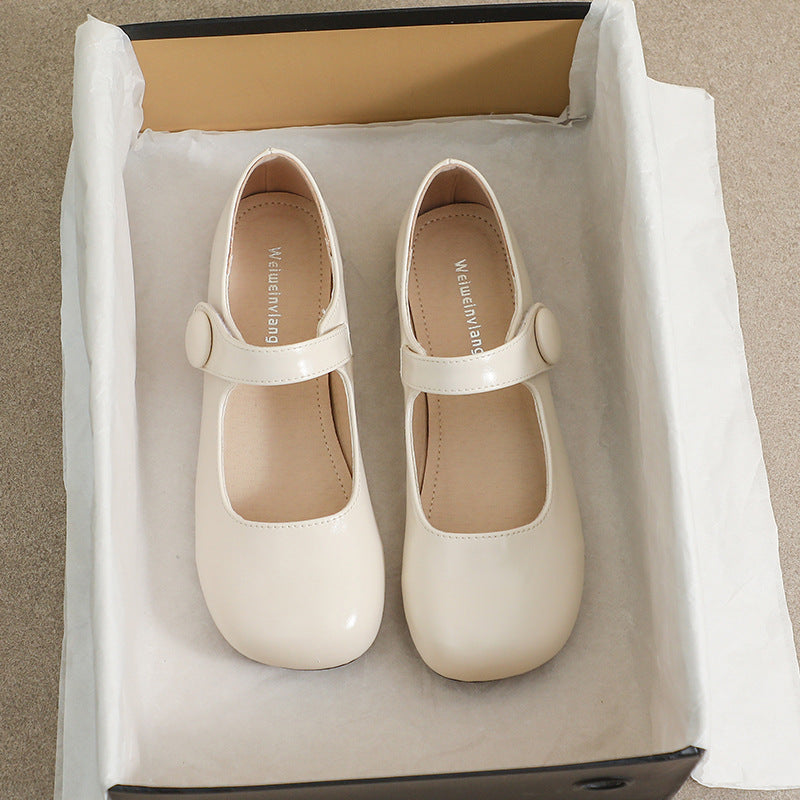 Damen Mary Jane Schuhe mit Verstellbarem Riemen und Komfortablem Fußbett EB