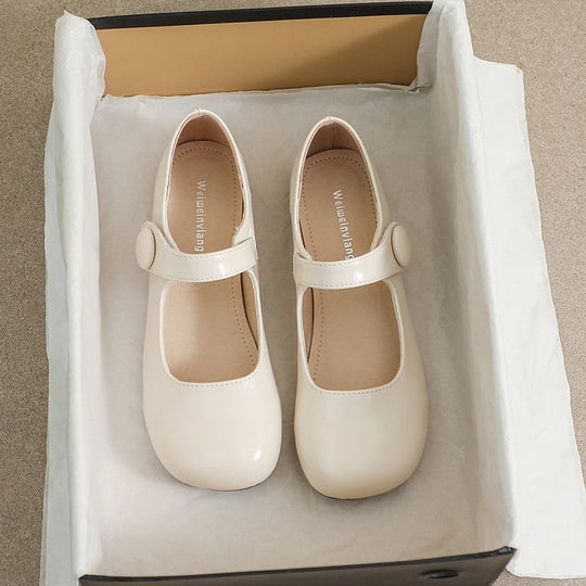 Damen Mary Jane Schuhe mit Verstellbarem Riemen und Komfortablem Fußbett EB