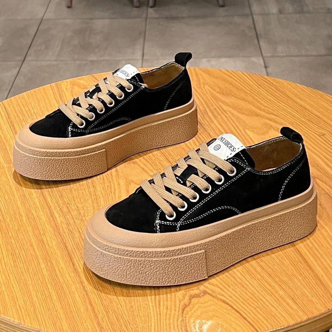 Damen Plattform Sneakers EB