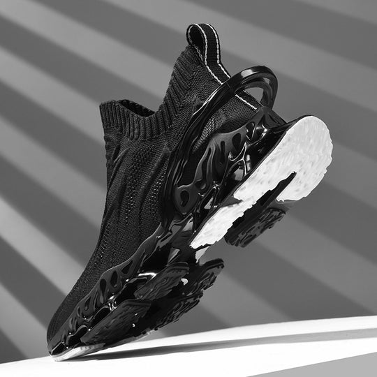 Damen hochentwickelte Sneaker mit nahtlosem Strick-Obermaterial und innovativem Sohlenprofil EB
