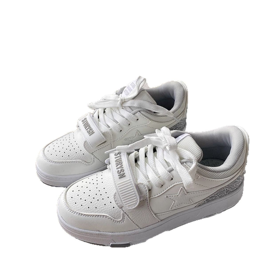 Damen Sneakers mit doppeltem Klettverschluss und atmungsaktiver Obermaterialstruktur EB