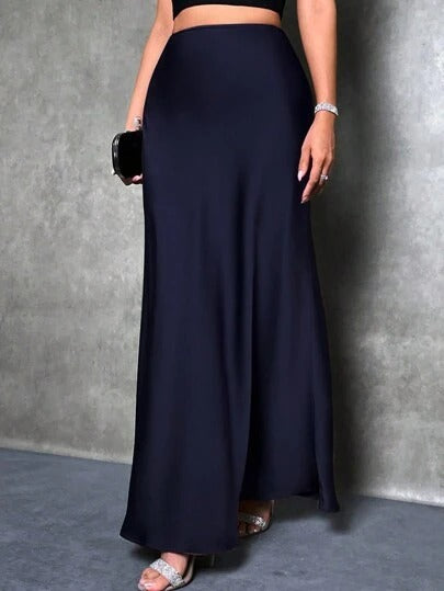 Damen Maxirock mit fließendem Schnitt und elegantem Fall EB