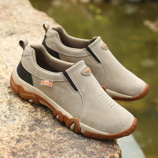 Damen bequeme Slip-On Sneakers mit atmungsaktiver Oberfläche EB