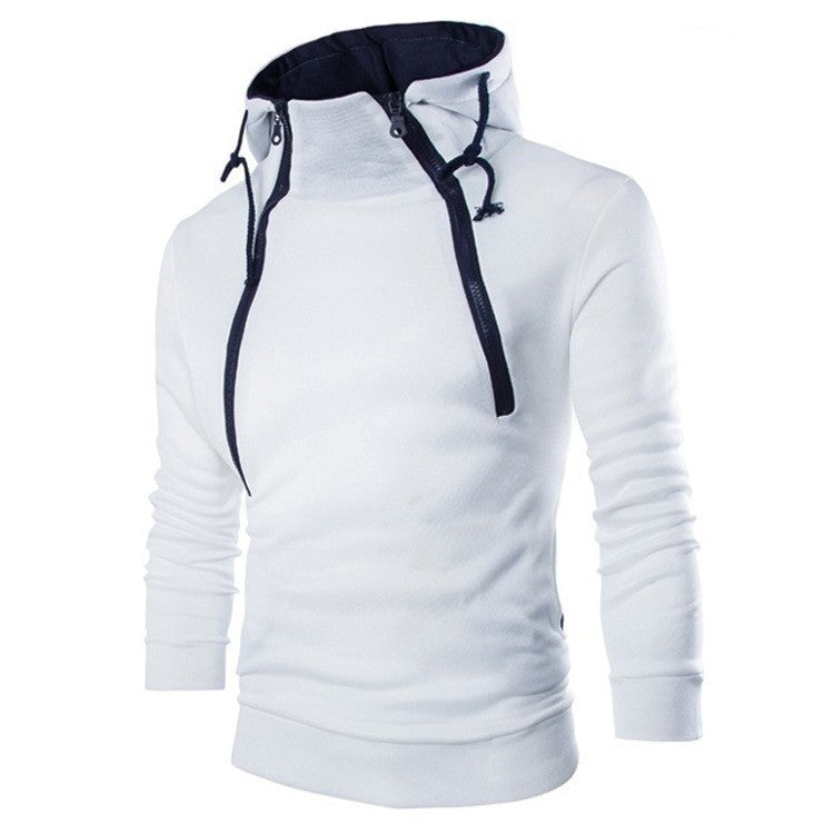 Herren moderne Kapuzenpullover mit praktischem Reißverschluss EB