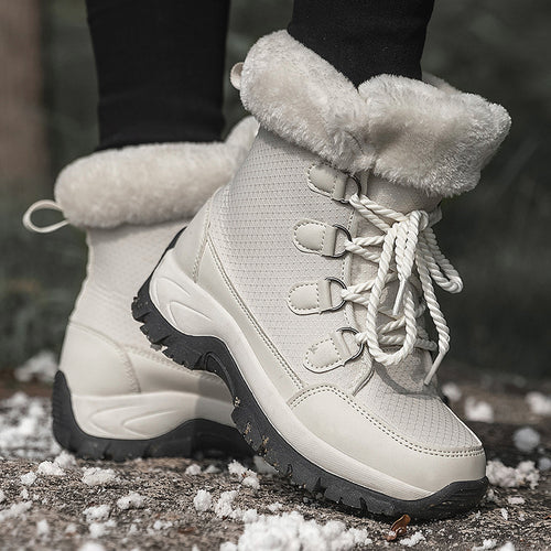 Damen Winterstiefel mit hochwertiger Isolierung und rutschfester Sohle EB