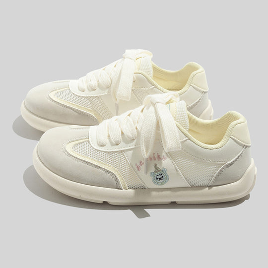 Damen Sneakers mit verspieltem Bärenmotiv und atmungsaktivem Obermaterial EB