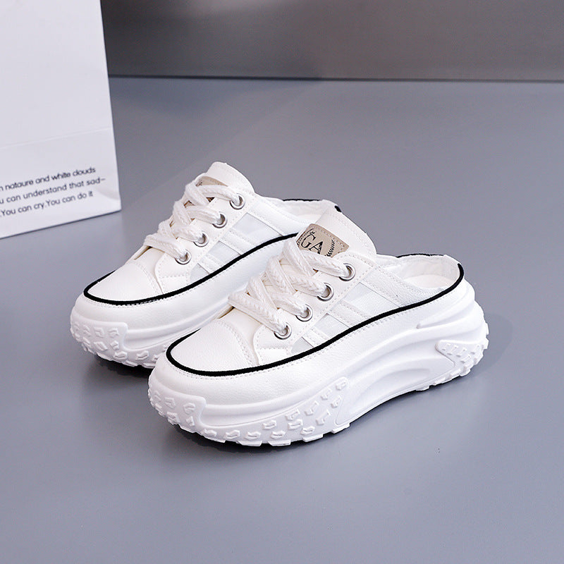Damen bequeme Slip-On Sneakers mit atmungsaktiver Mesh-Oberfläche und rutschfester Sohle EB