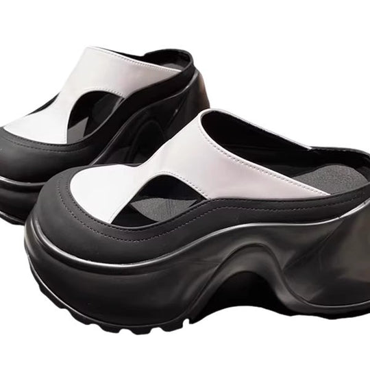 Damen modische Clogs mit konturierter Sohle EB