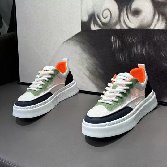 Damen modische Sneakers mit hohem Komfort und trendigen Farbakzenten EB