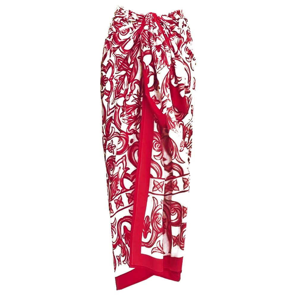 Damen Einteiler Badeanzug mit kunstvollem floralem Design EB