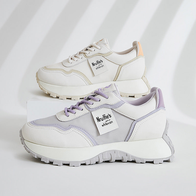 Damen modische Sneaker mit dämpfender Sohle und sportlichem Design EB