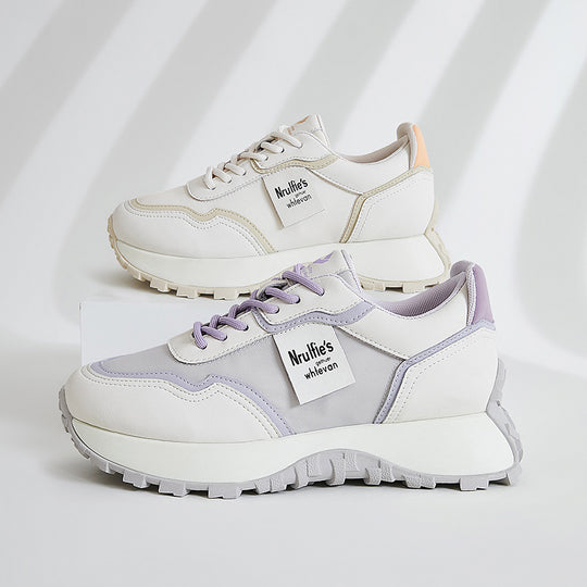Damen modische Sneaker mit dämpfender Sohle und sportlichem Design EB