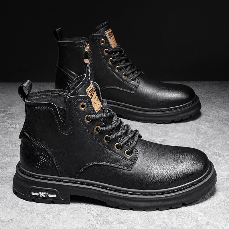 Herren robuste Lederstiefel EB