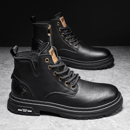 Herren robuste Lederstiefel EB