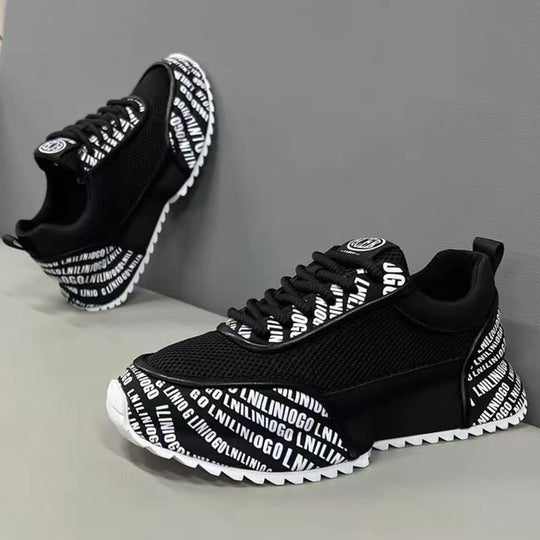Damen Sportliche Sneakers mit atmungsaktivem Mesh und griffiger Sohle EB