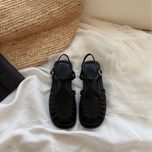 Damen Sandalen mit raffiniertem Riemendesign und komfortablem Fußbett EB