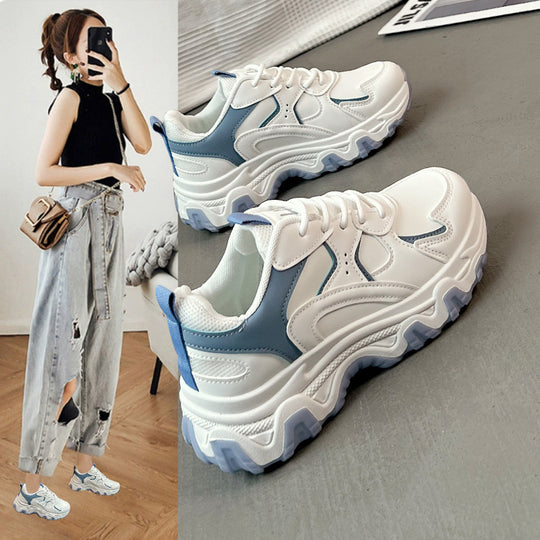 Damen Sportliche Sneaker mit dämpfender Sohle und robustem Profil EB