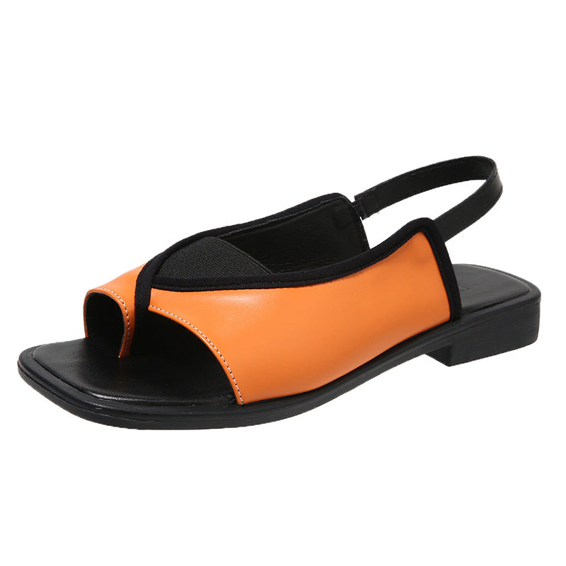 Damen Sling-Sandalen mit modischem Schlangenmuster EB