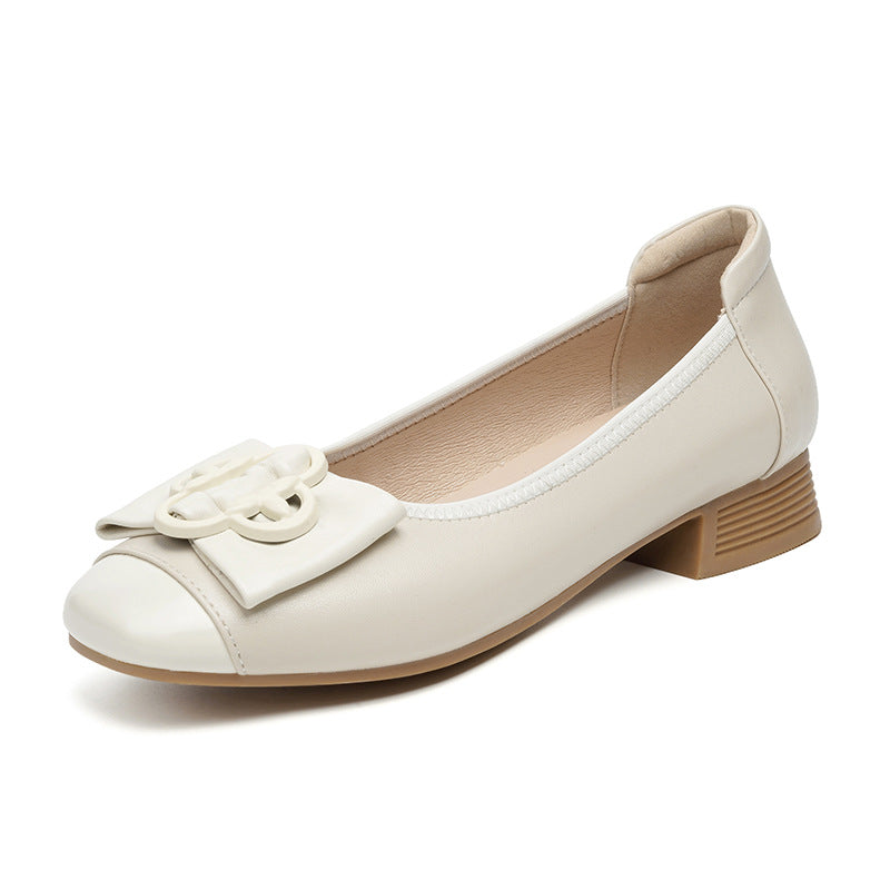 Damen Ballerinas mit schickem Schleifenakzent und elegantem Fußbett EB