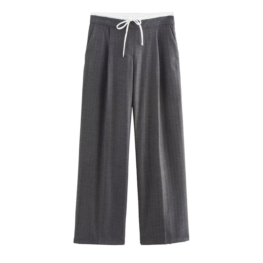 Damen elegante und bequeme Palazzo-Hose EB