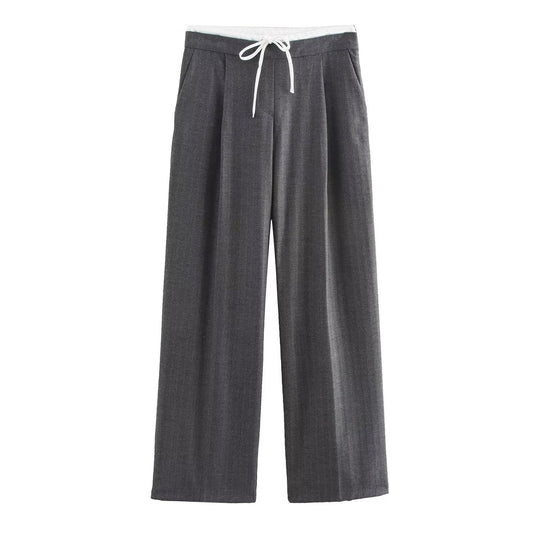 Damen elegante und bequeme Palazzo-Hose EB