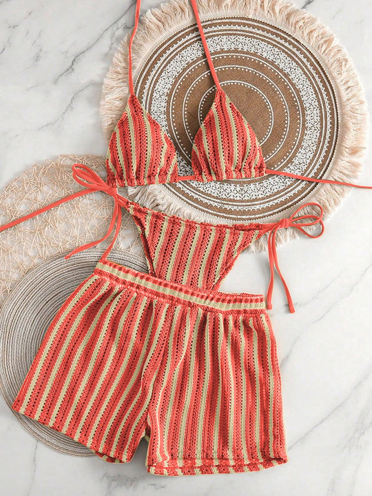 Damen Zweiteiliges Strandoutfit EB