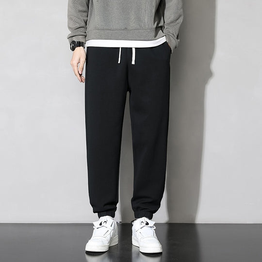 Herren lässige Sweatpants mit elastischem Bund und seitlichen Taschen EB