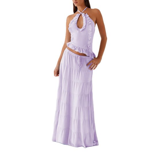 Damen Blusenkleid mit floralen Details EB