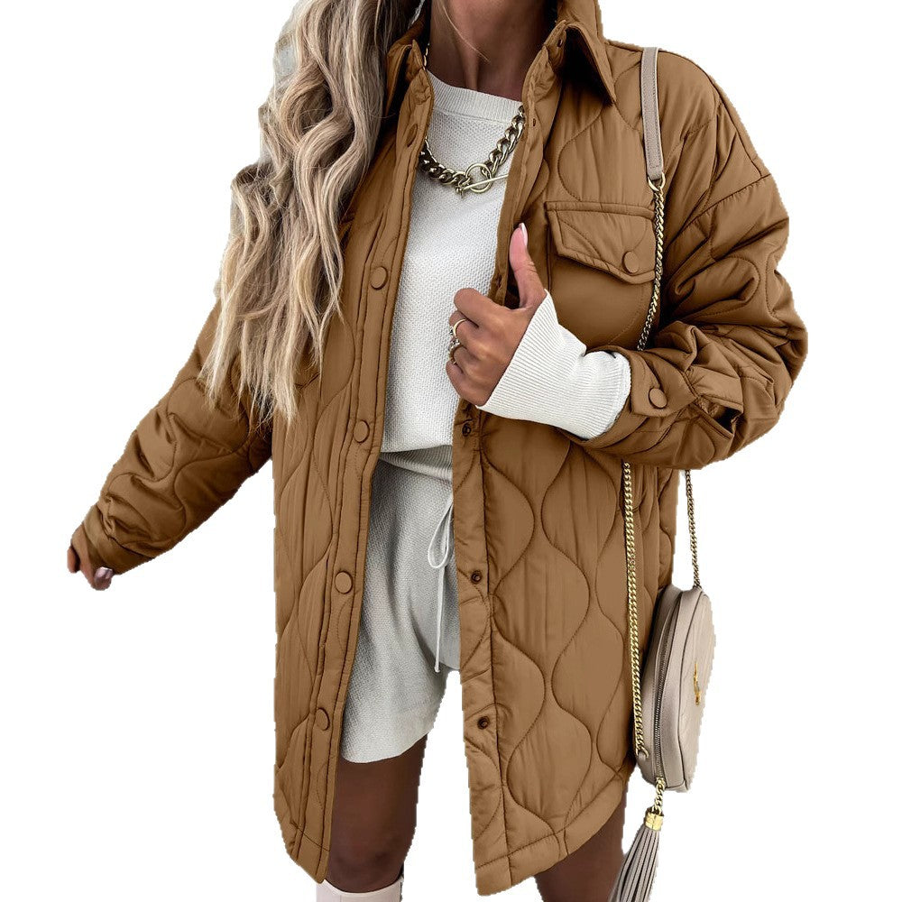 Damen Steppjacke im lässigen Oversized-Stil EB